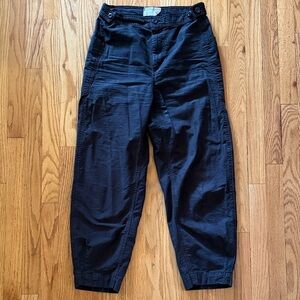 Everlane sz 4 Black Gardner Pants midweight organic cotton great pre owned cond